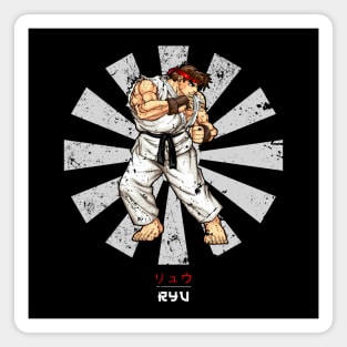 Ryu Street Fighter Retro Japanese Magnet